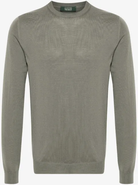Zanone Trui met ronde hals