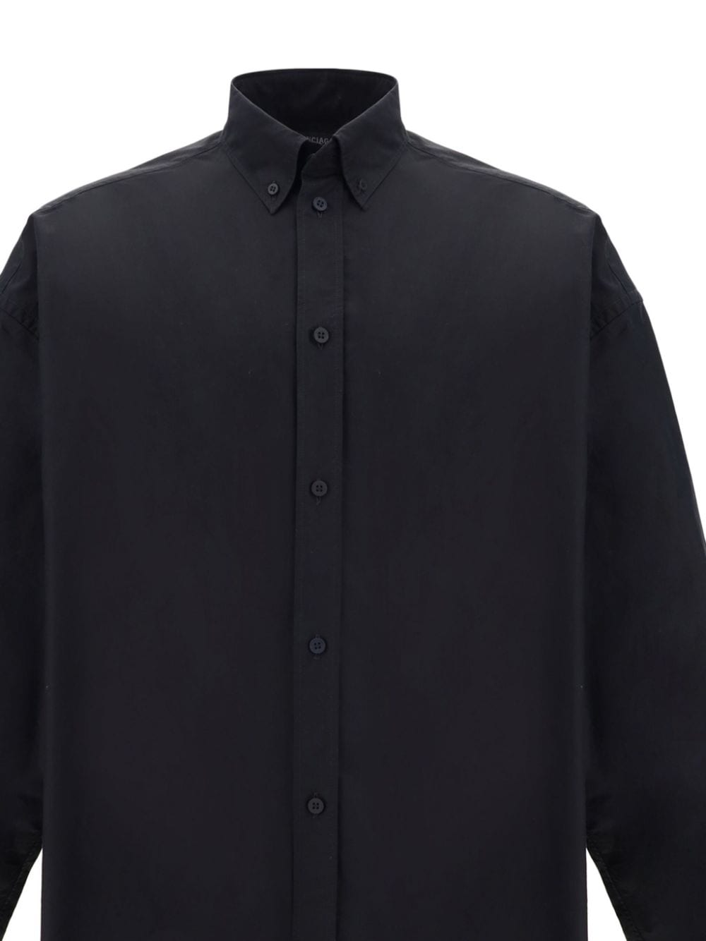 Balenciaga oversized cotton shirt - Zwart