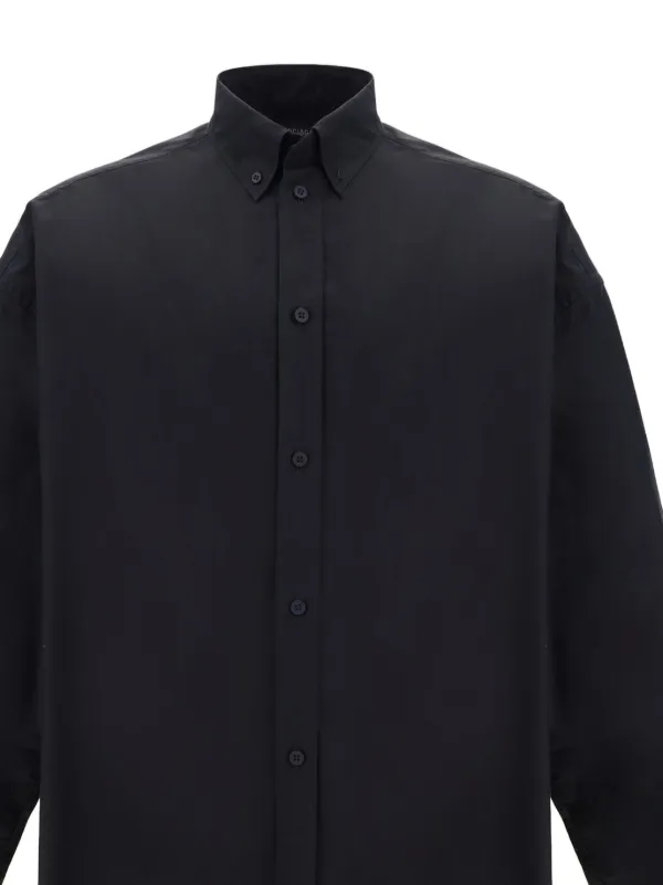 Balenciaga オーバーサイズ シャツ | ブラック | FARFETCH JP