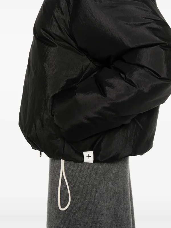 Jil Sander フーデッド パデッドジャケット | ブラック | FARFETCH JP