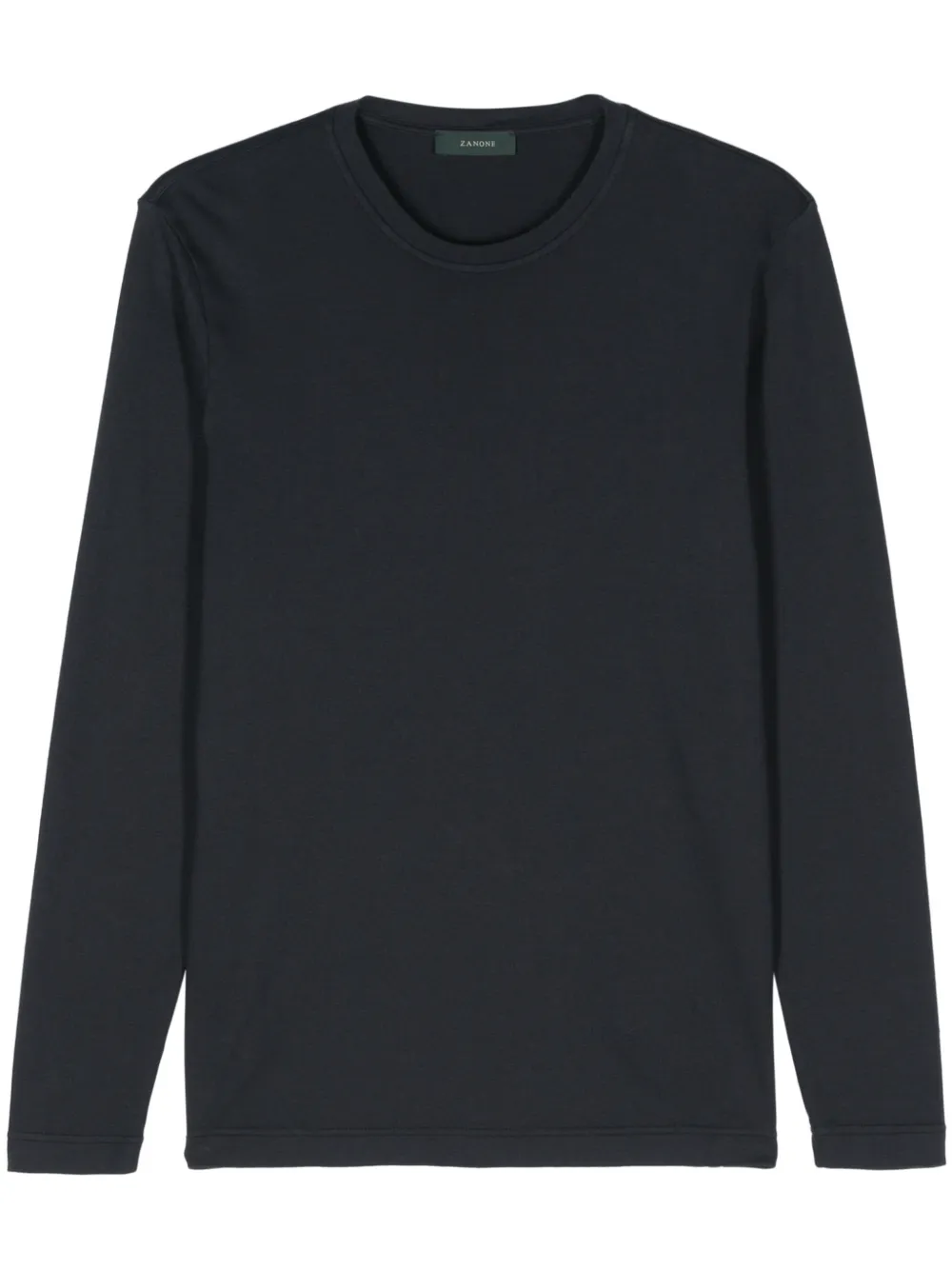 Zanone Katoenen T-shirt Blauw