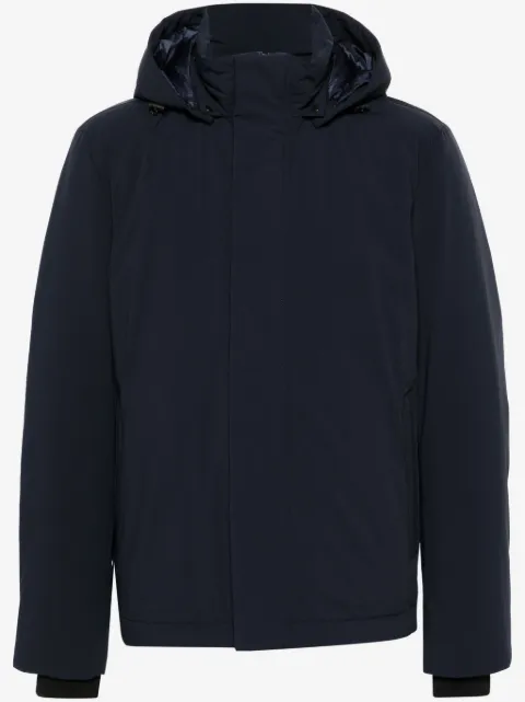Woolrich detachable-hood jacket