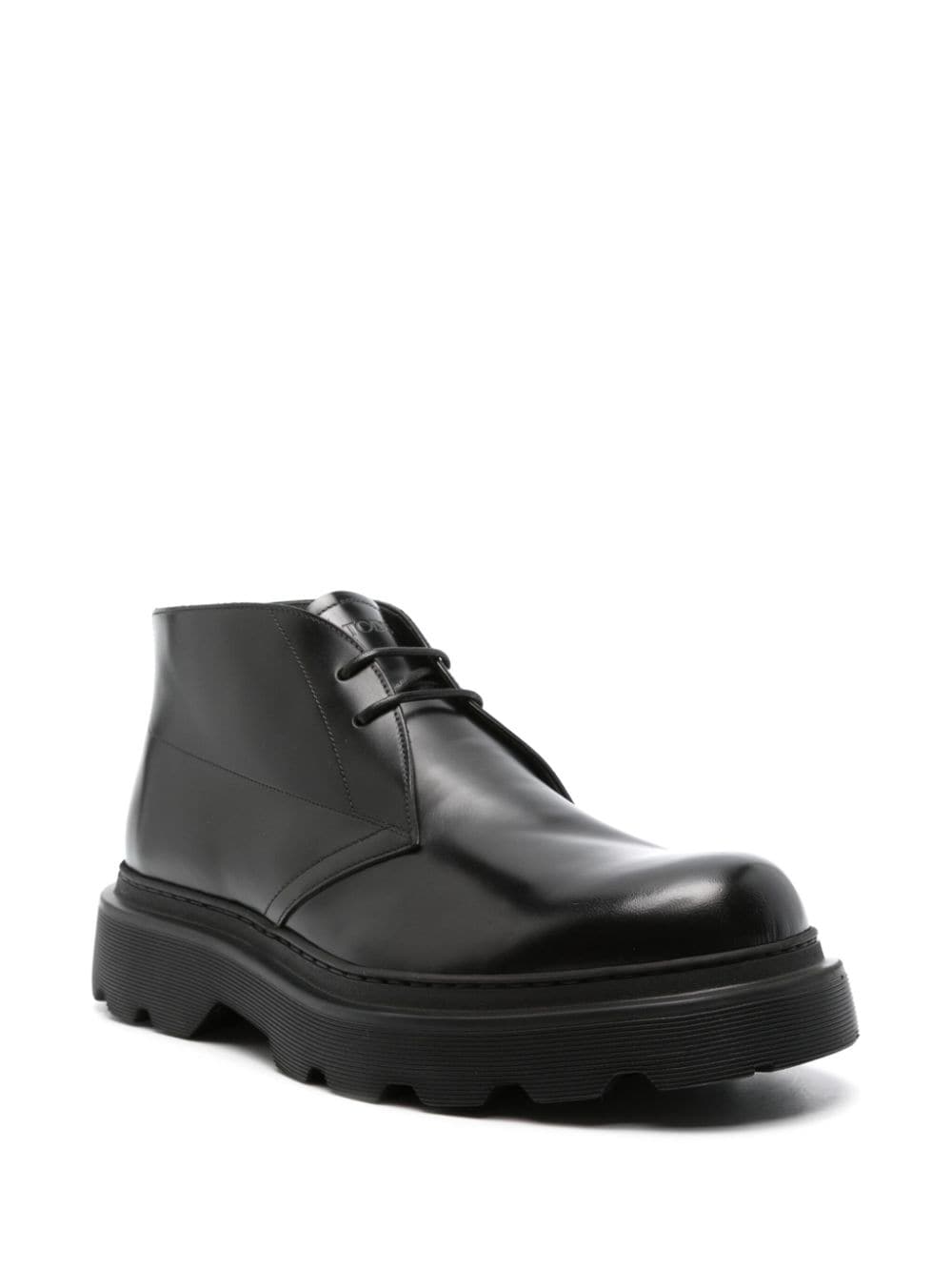 Tod's leather ankle boots - Zwart