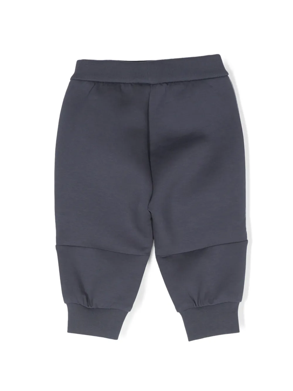 Emporio Armani Logo-tape Track Trousers In Blue