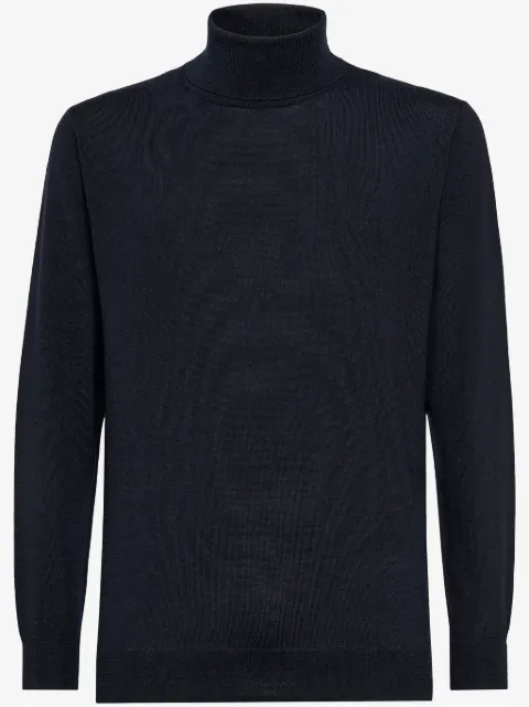 Boggi Milano Rollkragenpullover aus Merinowolle