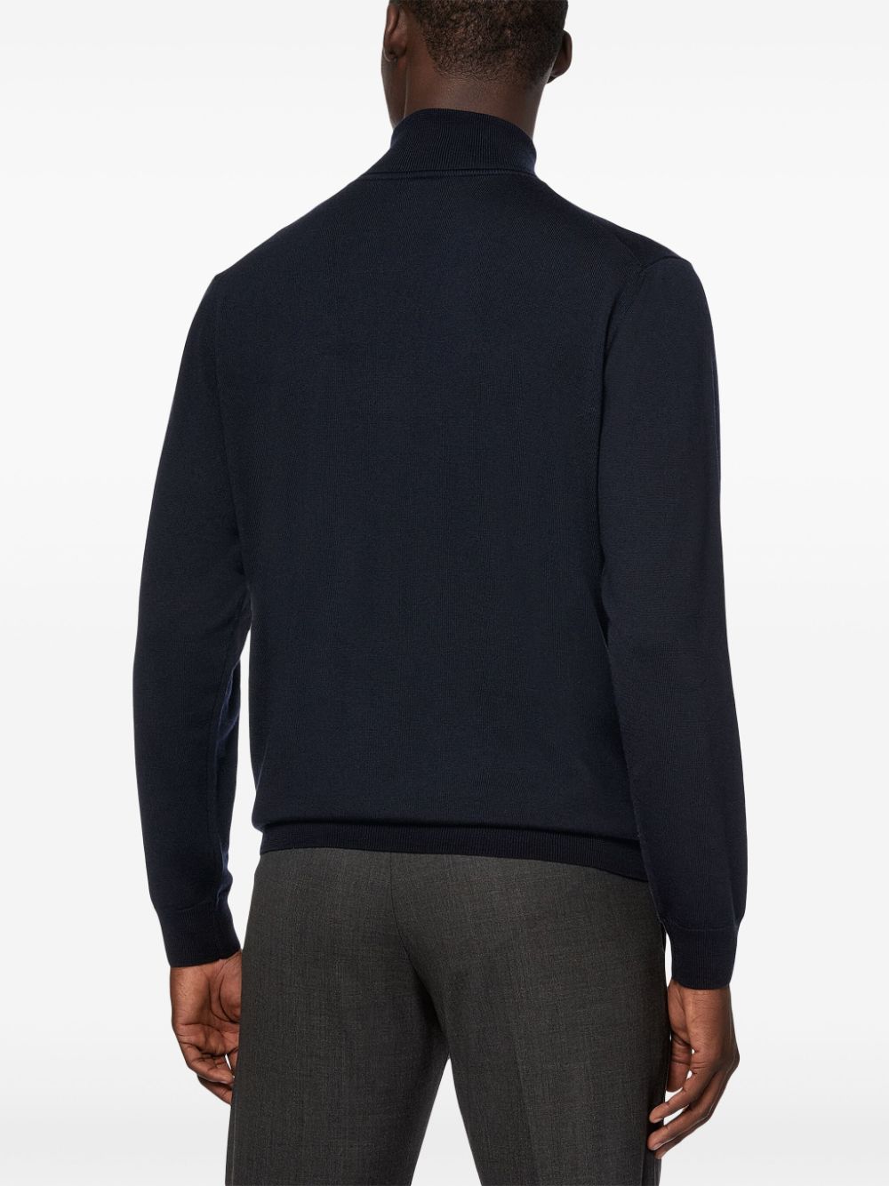 Boggi Milano merino-wool roll-neck sweater Men