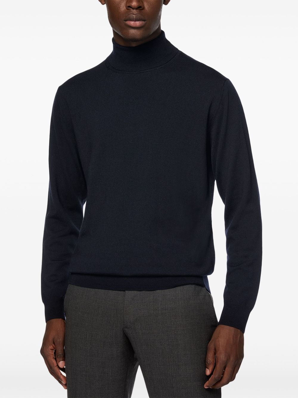 Boggi Milano merino-wool roll-neck sweater Men