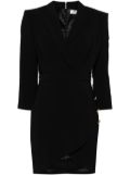 Elisabetta Franchi buttoned coat dress - Black