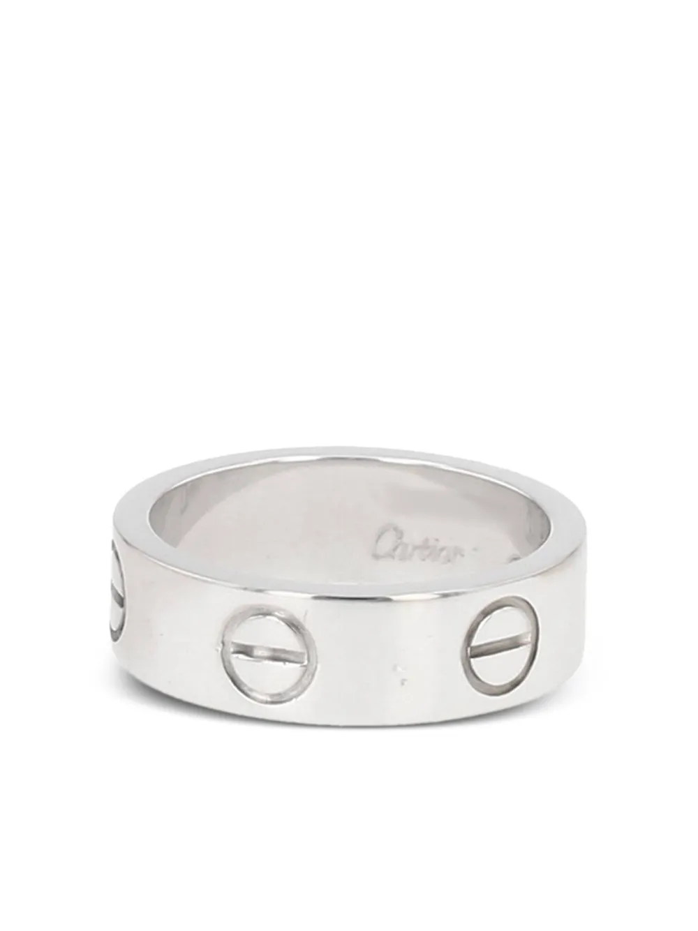 1990 white gold Love ring