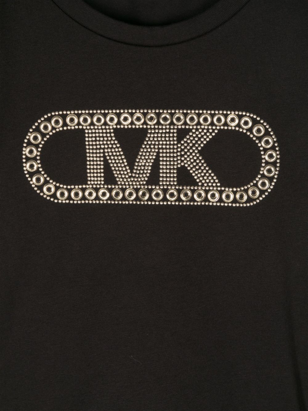 Michael Kors Kids T-shirt met logopatch Zwart