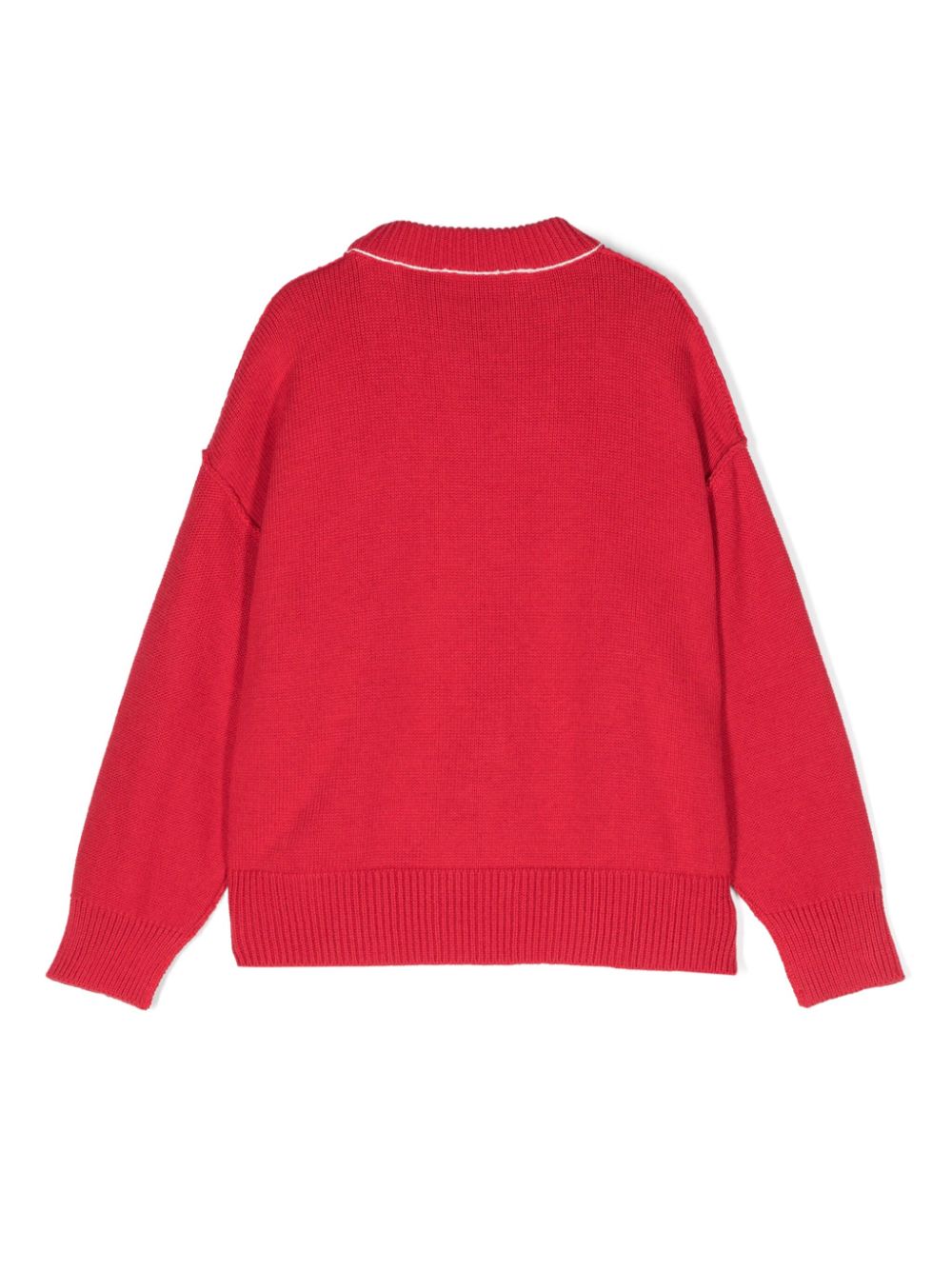 Palm Angels Kids Trui met geborduurd logo - Rood