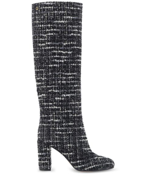 Gianvito Rossi below-the-knee tweed boots Women