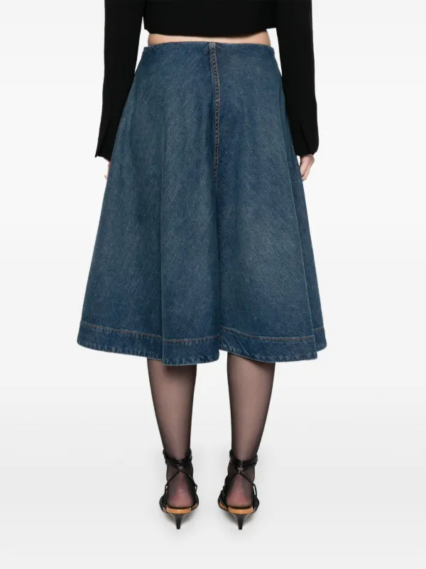 スカート KHAITE Woman Skirt Denim 1129917099W917 099 Khaite Outlet: Skirt woman - Denim | Khaite skirt