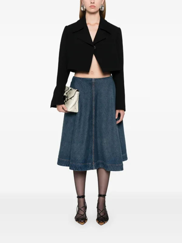 スカート KHAITE Woman Skirt Denim 1129917099W917 099 Khaite Outlet: Skirt woman - Denim | Khaite skirt