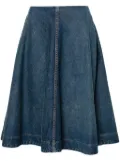 KHAITE Renta denim skirt - Blue