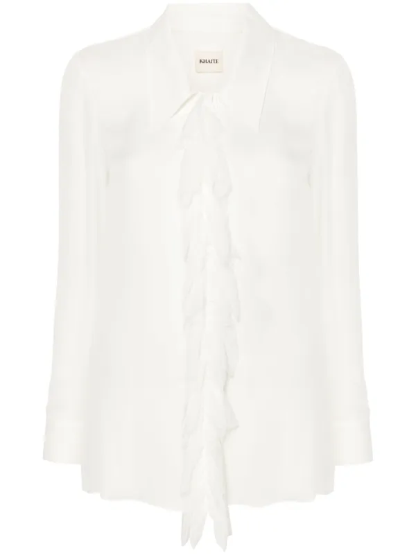 Khaite Luka Shirt in Neutrals