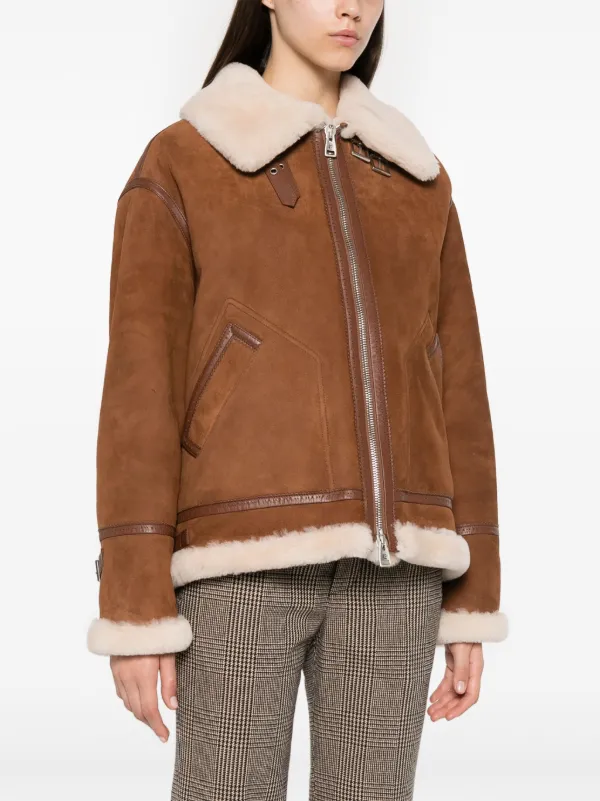 Ermanno Scervino Suede Jacket | Brown | FARFETCH