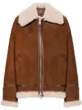 Ermanno Scervino suede jacket - Brown