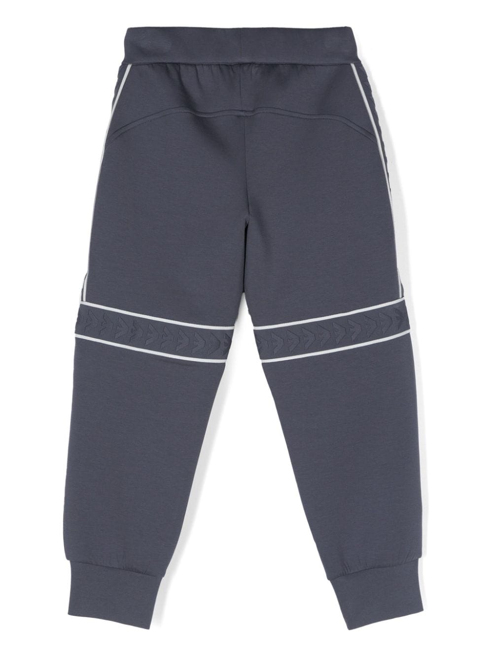 Emporio Armani Kids Trainingsbroek met logoband - Blauw