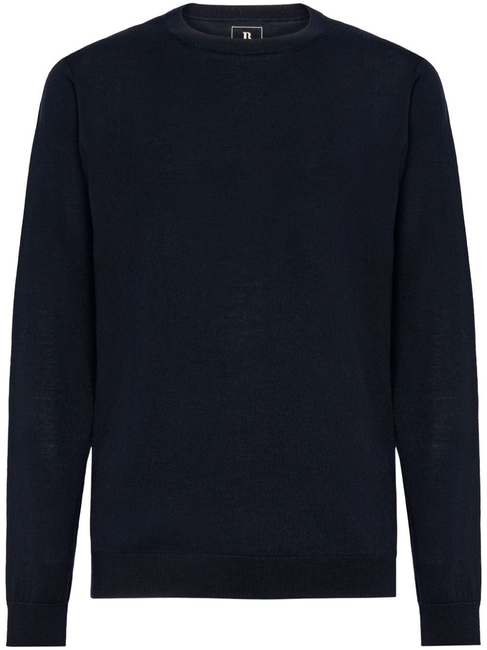 merino-wool crew-neck sweater