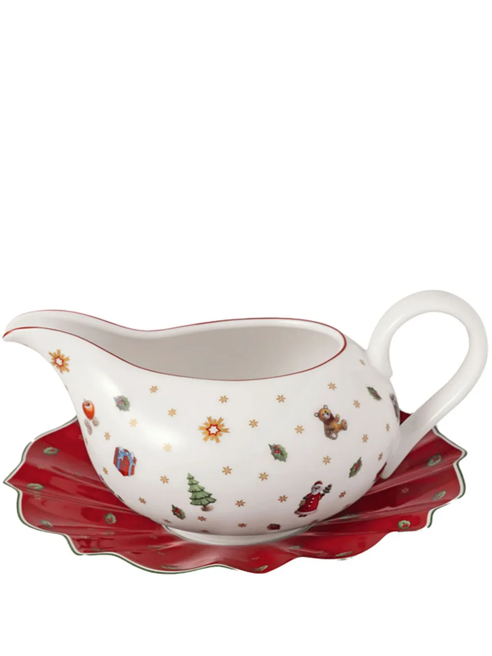 Villeroy & Boch Delight sauce boat and saucer (10.5cm) | White | Image 1