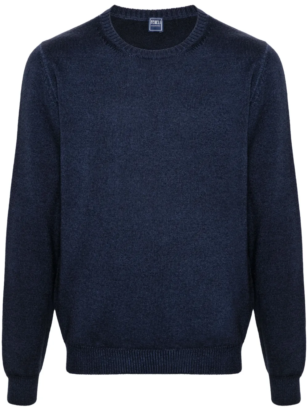 Fedeli merino-wool sweater | Blue | Image 1