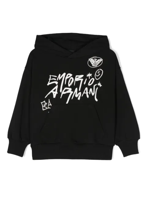 Emporio Armani Kids logo-print hoodie