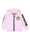 Barrow kids logo-print hoodie - Pink