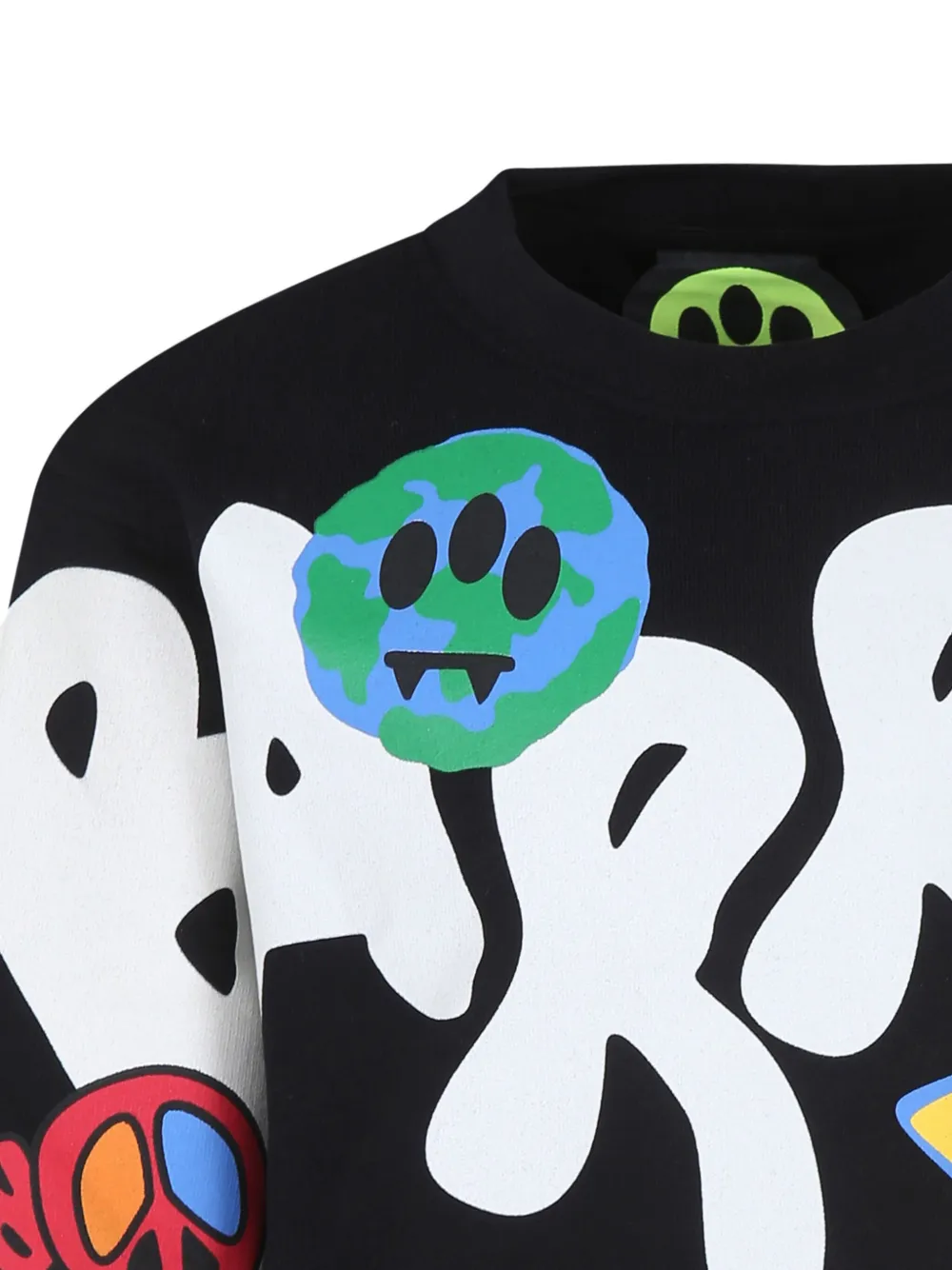 Barrow kids Sweater met print Zwart