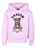 Barrow kids graphic-print hoodie - Pink