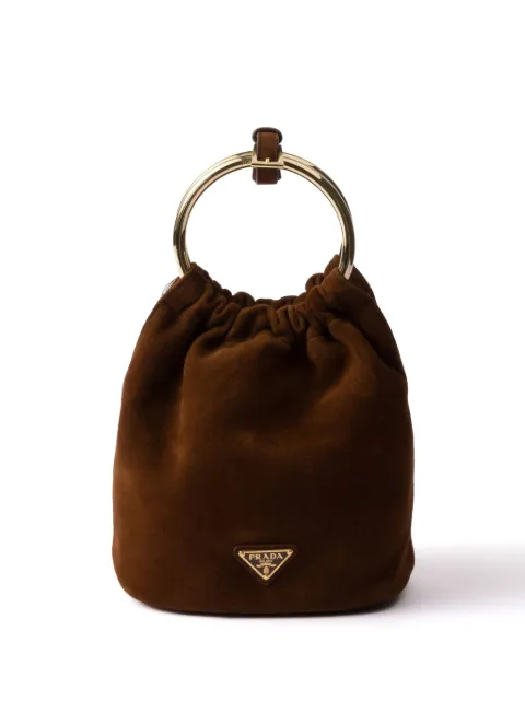 Prada suede mini-bag
