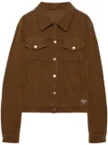 Prada corduroy blouson jacket - Brown