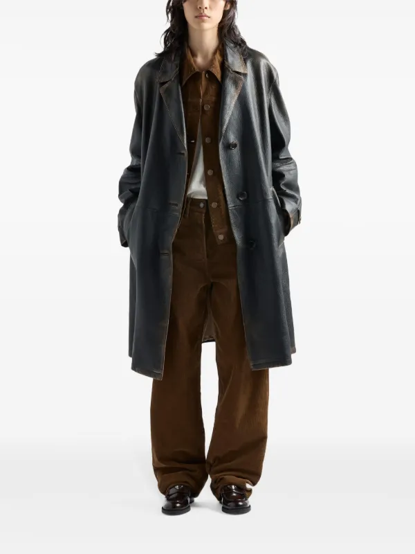 【希少】PRADA コットン コーデュロイ ジャケット ブラウン Prada コーデュロイ ジャケット | ブラウン | FARFETCH JP