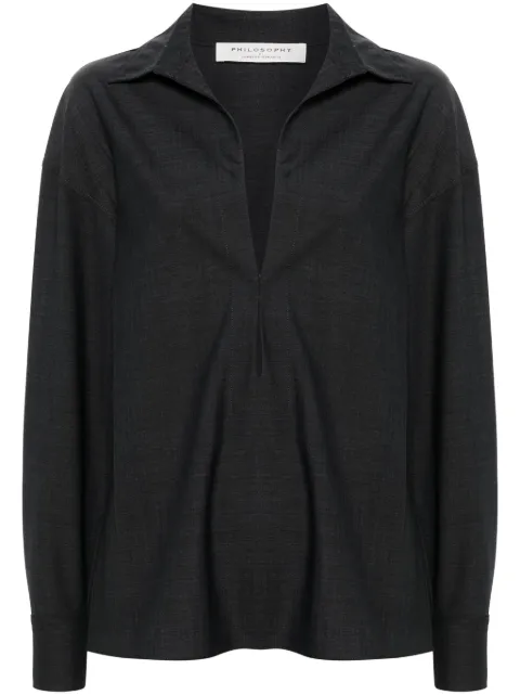 Philosophy Di Lorenzo Serafini V-neck blouse 