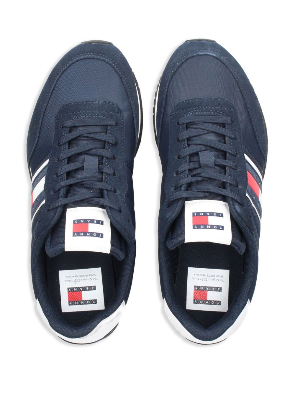 Tommy Jeans logo-appliqué sneakers Blue