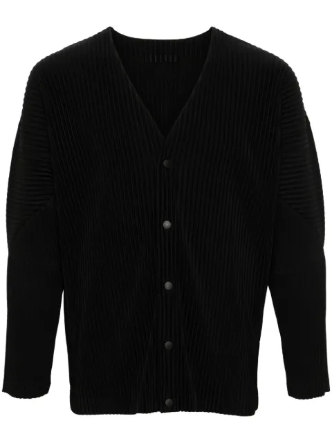 Homme Plissé Issey Miyake plissé-effect cardigan