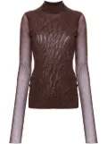 Philosophy Di Lorenzo Serafini mélange T-shirt - Brown