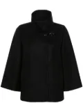 Fay high-neck cape - Black