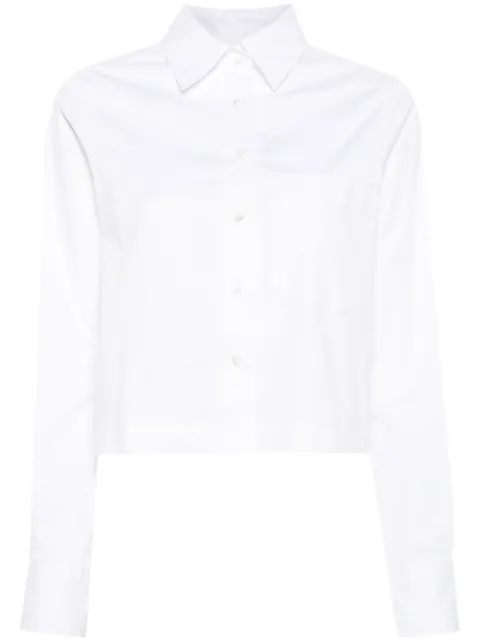 Closed cropped shirt