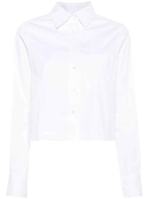 Closed クロップド シャツ | ホワイト | FARFETCH JP