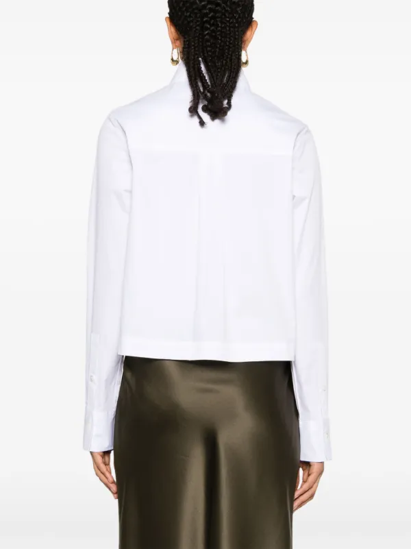 Closed クロップド シャツ | ホワイト | FARFETCH JP