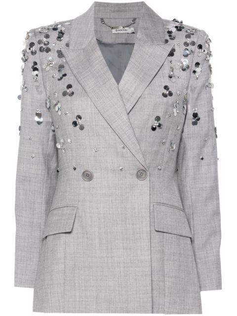 Simkhai sequinned blazer