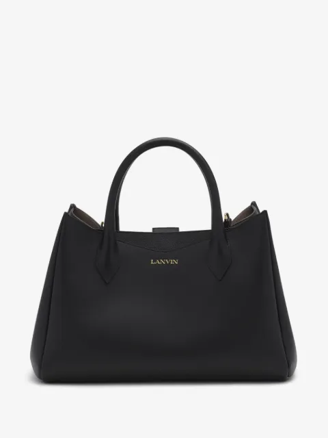 Lanvin logo-stamp tote bag