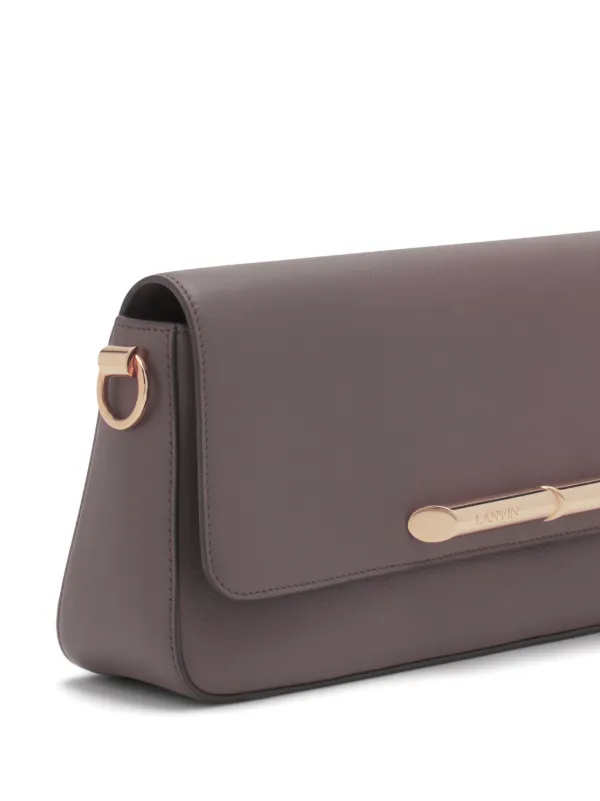 Lanvin Sequence Shoulder Bag Brown FARFETCH AZ