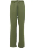 Off-White logo-embroidered track pants - Green