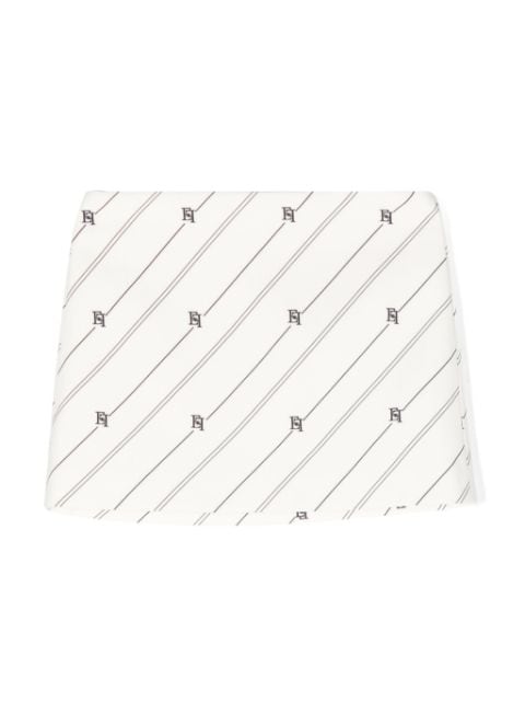 Elisabetta Franchi La Mia Bambina striped skirt 