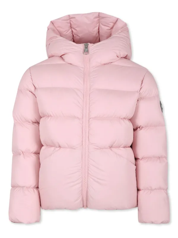 Colmar Kids logo patch Padded Jacket Pink FARFETCH CA