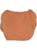 Baserange split-neck top - Orange