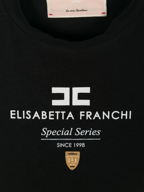 T shirt elisabetta franchi con logo online