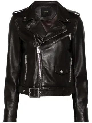 【美品】ピンコ　PINKO　フーデッドファージャケット　パーカー　黒　38 Pinko（ピンコ）ウィメンズ - FARFETCH